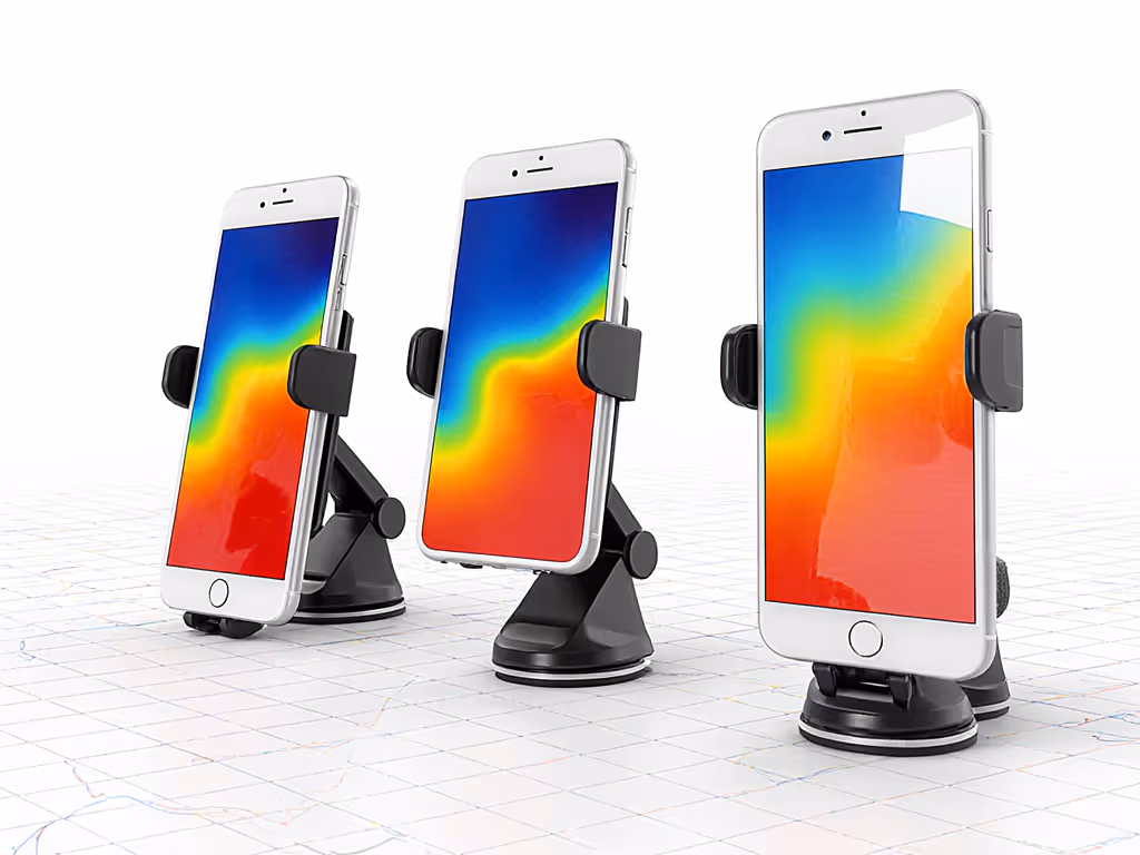 phone_thermal_test_setup_showing_temperature_differentials_across_mount_types