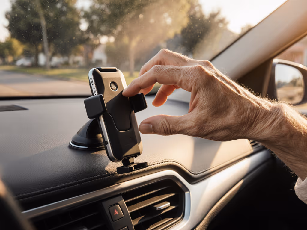 Arthritis-Friendly Car Phone Mounts: One-Handed Tested Picks